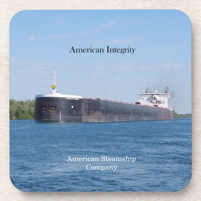 American Integrity Set 6 Kunststoff-Untersetzer Untersetzer (Vorderseite)
