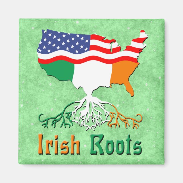 American Irish Roots Magnet (Vorne)