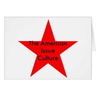 American Issue Culture Star Red