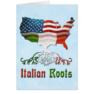 American Italian Roots Card