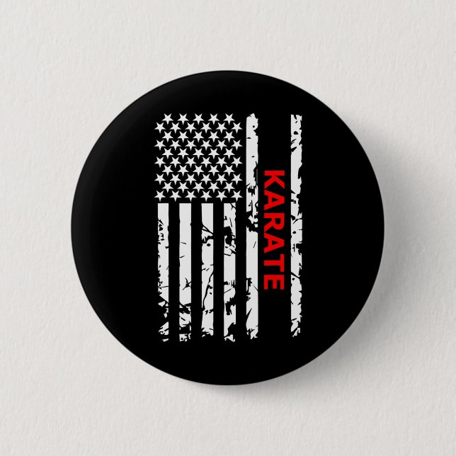 American Karate Button (Vorderseite)