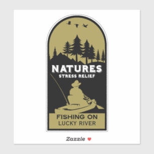 American Kayak Fishing Aufkleber