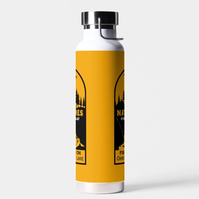 American Kayak Fishing Editable Trinkflasche (Links)