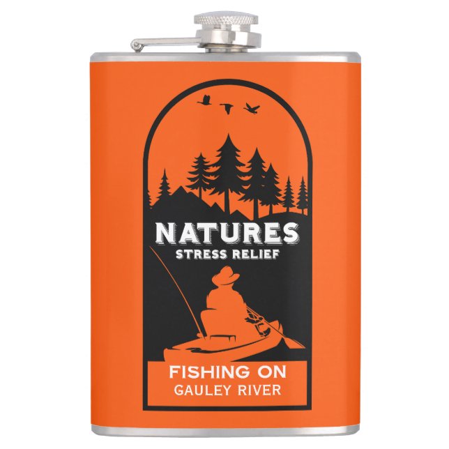 American Kayak Fishing Flachmann (Vorderseite)