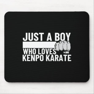 American Kenpo Nur ein Junge, der Kenpo Karate 1 L Mousepad
