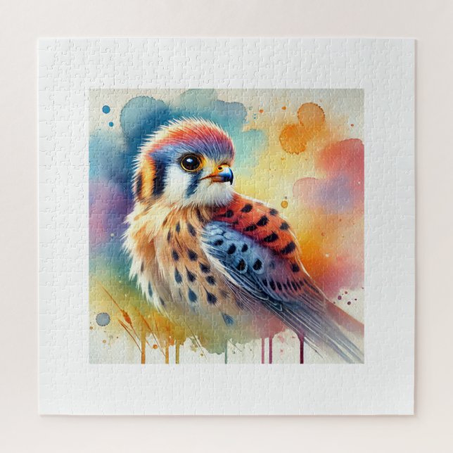 American Kestrel 160724AREF106 - Watercolor (Vertikal)