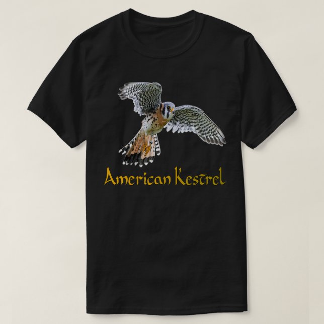 American Kestrel Beautiful Birds  T-Shirt (Design vorne)