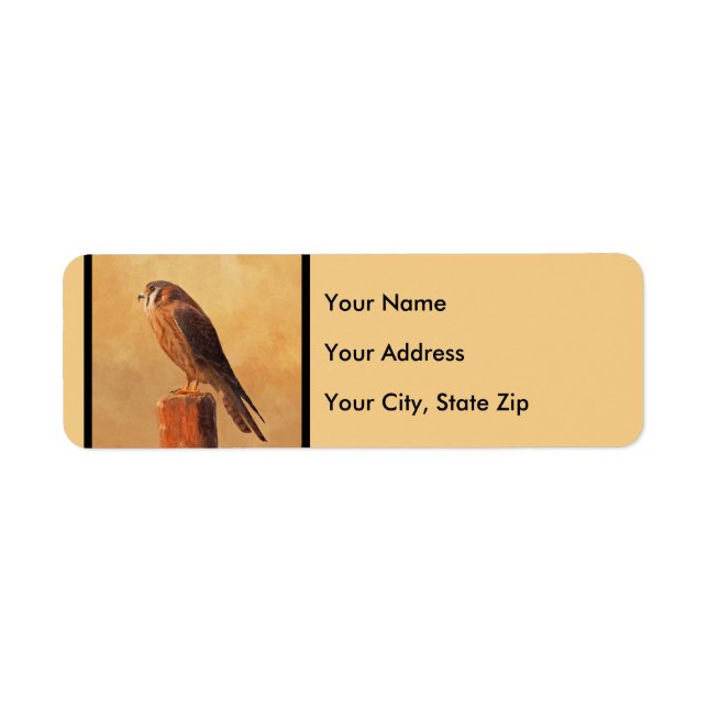 American Kestrel Painting - Original Bird Art (Vorne)