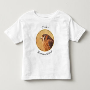 American Kestrel Painting - Original Bird Art Kleinkind T-shirt