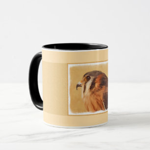 American Kestrel Painting - Original Bird Art Tasse