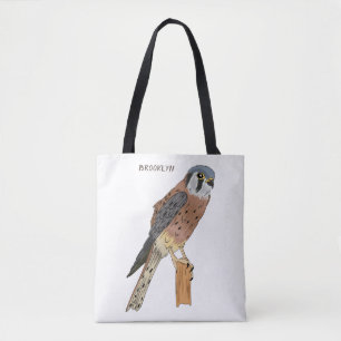 American Kestrel Vogelillustrierung Tasche