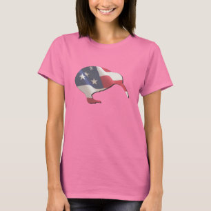 American Kiwi Damen Ringert-Shirt T-Shirt