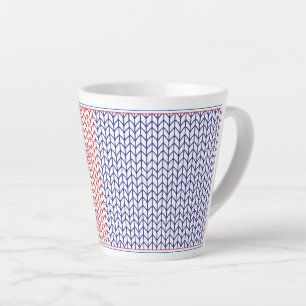 AMERICAN KNIT Latte Tasse