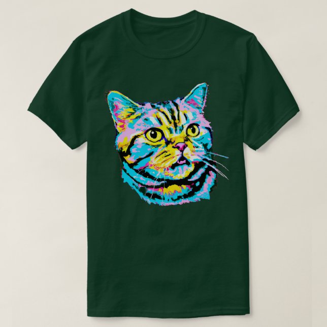 American Kurzart Cat Lover Gif T-Shirt (Design vorne)