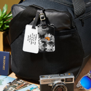 American Lady Butterfly On Blossom Gepäckmarke Gepäckanhänger