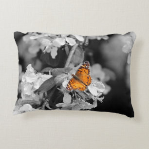 American Lady Butterfly on Blossom Kissen