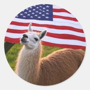 American Lama Sticker