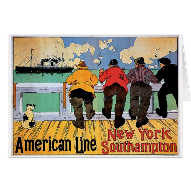 American Line Poster (Vorderseite (Horizontal))