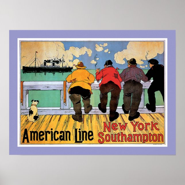 American Line Poster (Vorne)
