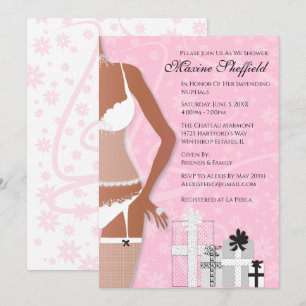 American Lingerie Brautparty Einladung