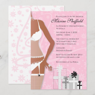 American Lingerie Brautparty Einladung