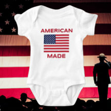 American Made Baby Bodysuit - stolz Geboren im