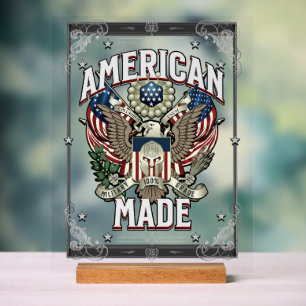American Made Military Grade Acrylschild