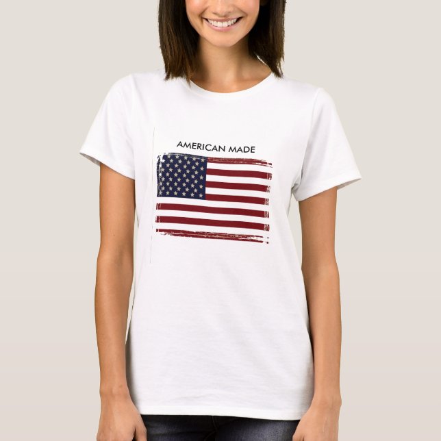 "American Made"-Mutterschaftstank T-Shirt (Vorderseite)