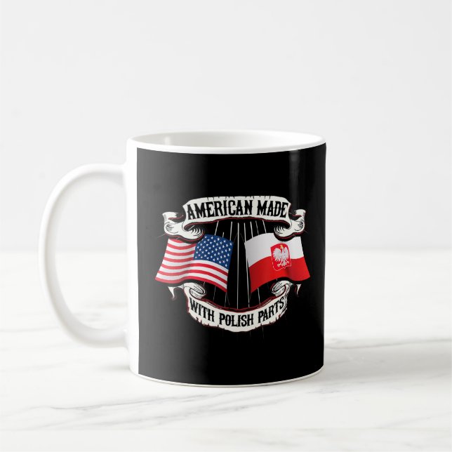 American Made Polska Parts Solidarność Polnische F Kaffeetasse (Links)