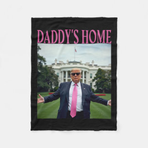 American Made Trump Merchandise - Daddys Zuhause T Fleecedecke