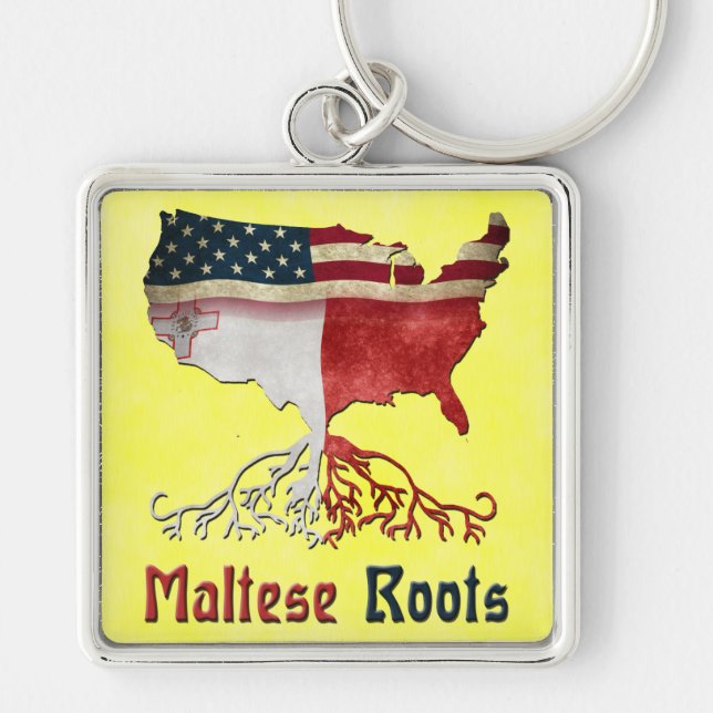 American Maltese Roots Schlüsselanhänger (Vorne)