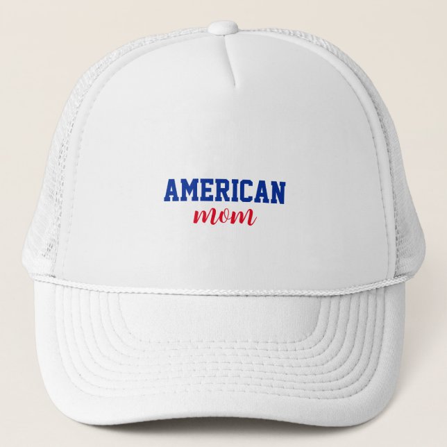 American Mama Hat Truckerkappe (Vorderseite)
