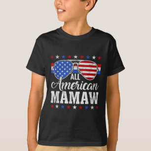 American Mamaw Matching Family 4. Juli USA Pat T-Shirt