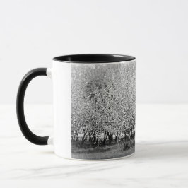 American Man in Orchard Real Foto Kaffee Tasse