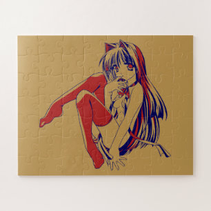 American Manga Neko Catgirl Kawaii Anime