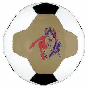 American Manga Neko Catgirl Kawaii Anime Fußball