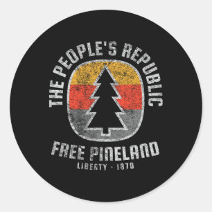 American Marauder Free Pineland Camping Abzeichen Runder Aufkleber
