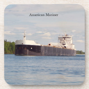 American Mariner Set von 6 Untersetzer aus hartem 