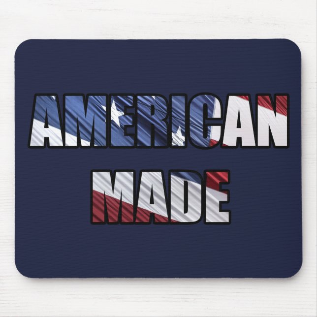 American Mathe Patriotic Red White and Blue US Fla Mousepad (Vorne)