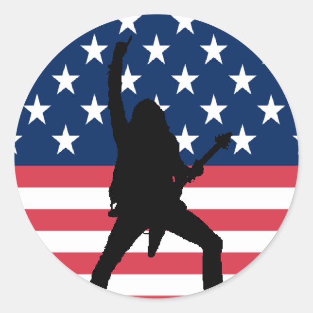 American Metal Sticker (Vorderseite)