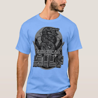 American Milf Biker BW T-Shirt
