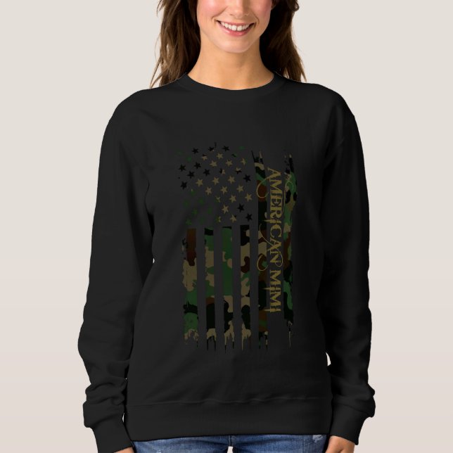 American Mimi United Staaten Beängstigende Camoufl Sweatshirt (Vorderseite)