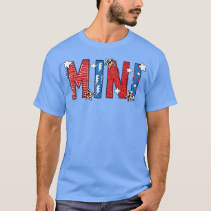 American Mini Red White and Blue Oma Life 4 T-Shirt
