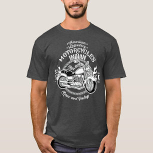 American Motorrad Indian Biker Vintag Retro T-Shirt