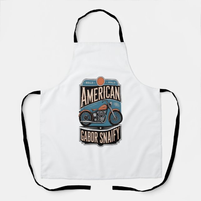American Motorrad Vintag Schürze (Vorderseite)