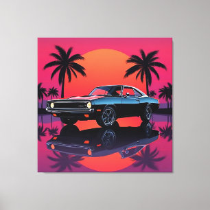 American Muscle Car Leinwand
