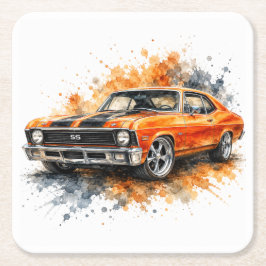 American Muscle Cars Papier Untersetzer