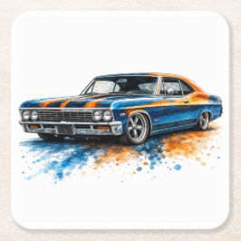 American Muscle Cars Papier Untersetzer