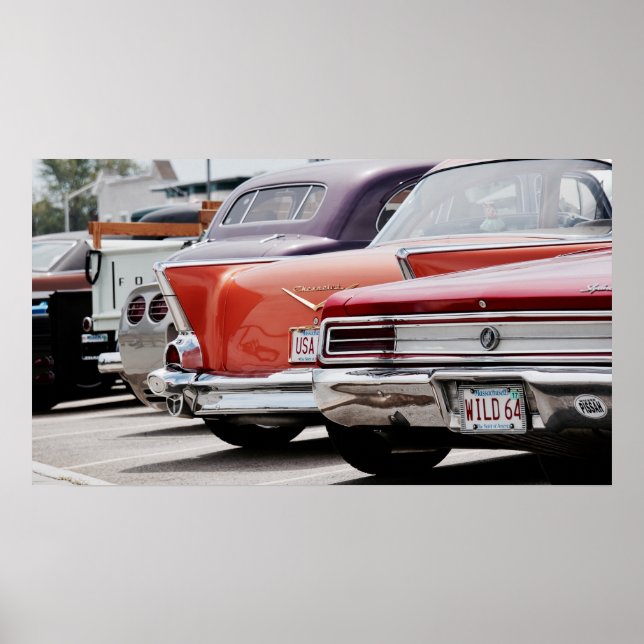 American Muscle Vintag Muscle Cars Poster (Vorne)