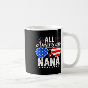 American Nana Funny 4. Juli Familie Matching 1 Kaffeetasse